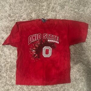 Varsity Red Ohio State Graphic Tee